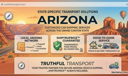 Vehicle being transported in Arizona by Truthful Transport™